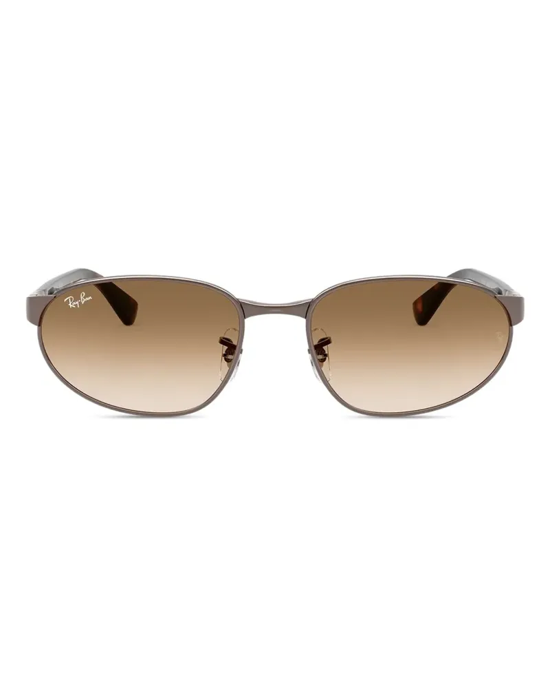 Ray Ban Sonnenbrille mit ovalem Gestell - Grau Grau