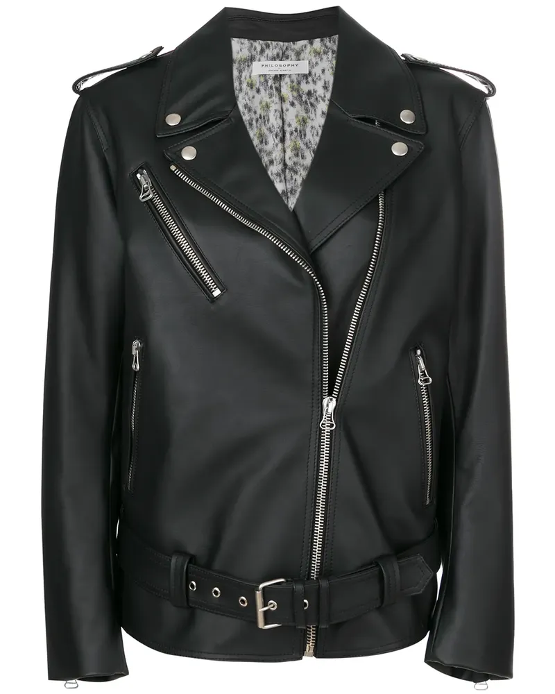 Philosophy Di Lorenzo Serafini oversized Liz jacket - Schwarz Schwarz