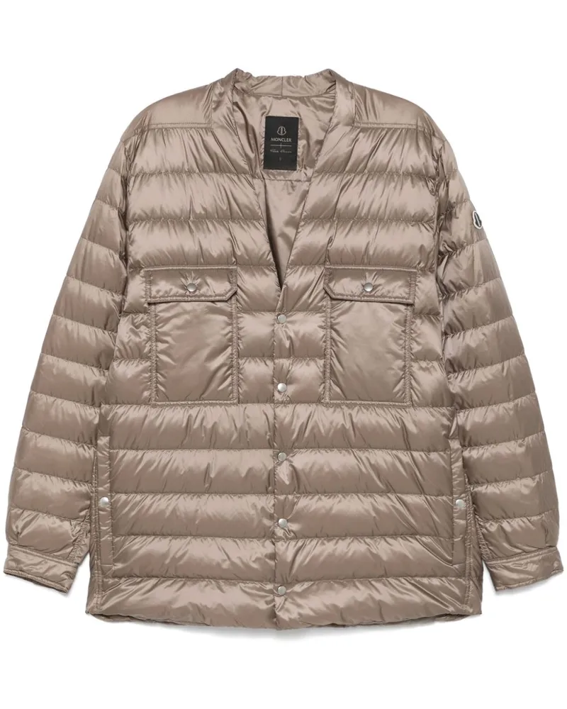 Moncler x Rick Owens Daunenjacke - Braun Braun