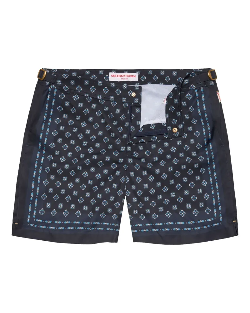 Orlebar Brown Bulldog printed swim shorts - Blau Blau