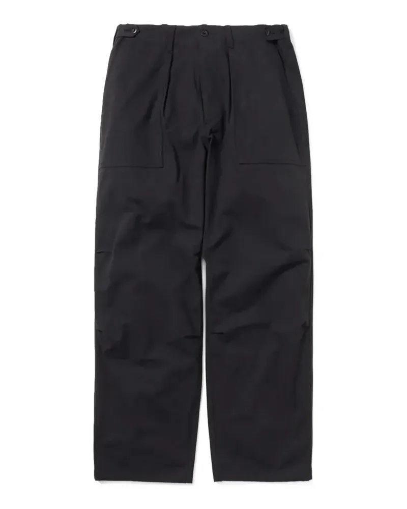 Snow Peak Takibi belt-loops trousers - Schwarz Schwarz