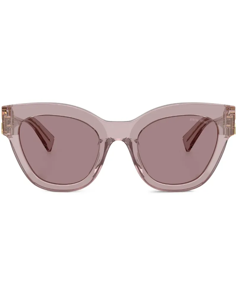 Miu Miu Transparente Sonnenbrille - Violett Violett
