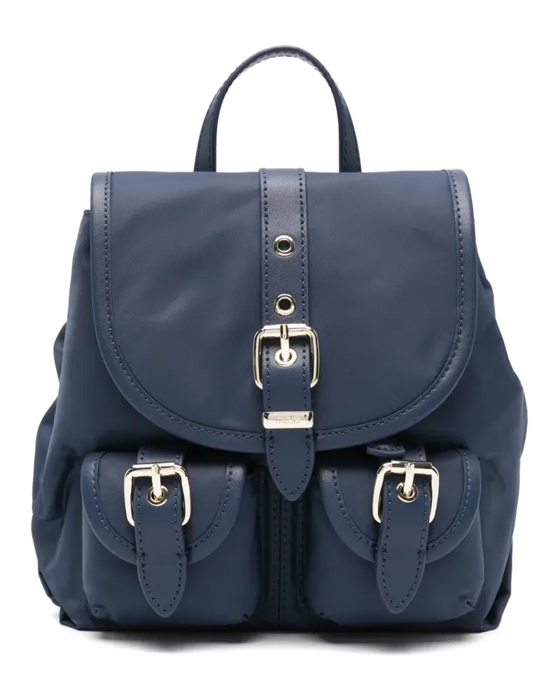 Maje buckle-detail backpack - Blau Blau