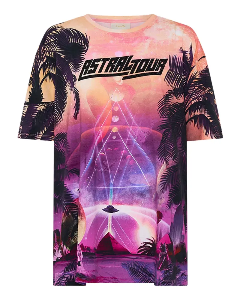 Camilla Luxorland Lady T-Shirt - Violett Violett