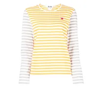 Langarmshirt mit zwei Farben - Gelb