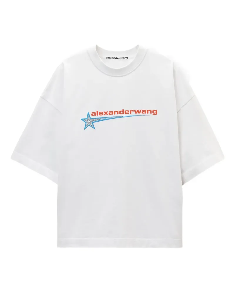 Alexander Wang T-Shirt mit grafischem Print - Weiß Weiß