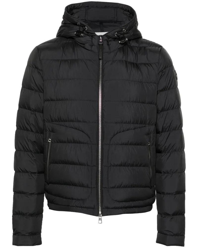 Moncler Gefütterte Sestriere Kapuzenjacke - Schwarz Schwarz