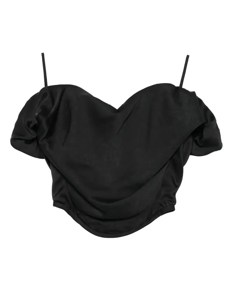 Vivienne Westwood Bustier-Top - Schwarz Schwarz