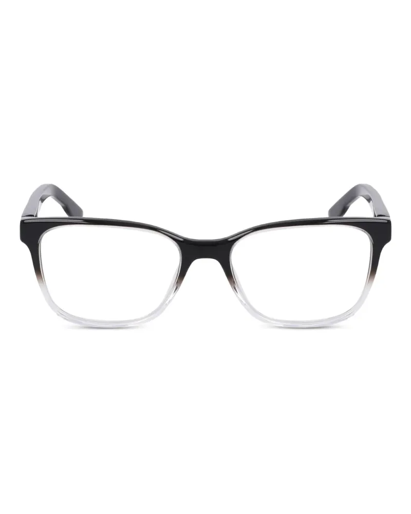 Nike Brille mit eckigem Gestell - Schwarz Schwarz