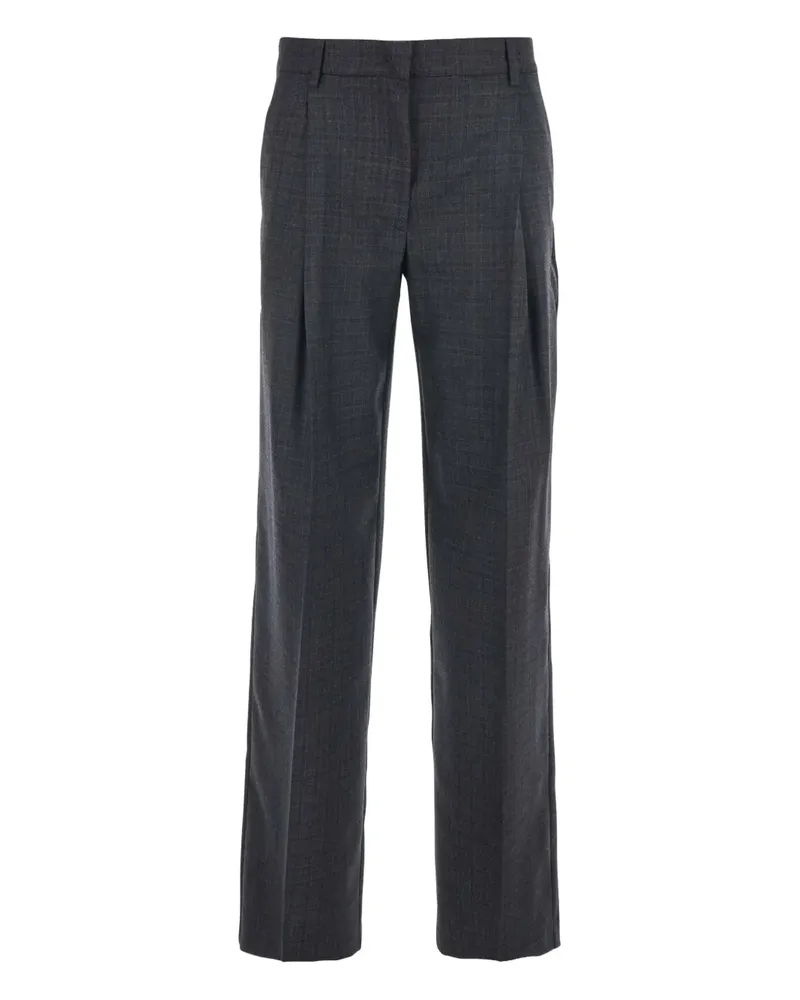 Mauro Grifoni checked trousers - Grau Grau