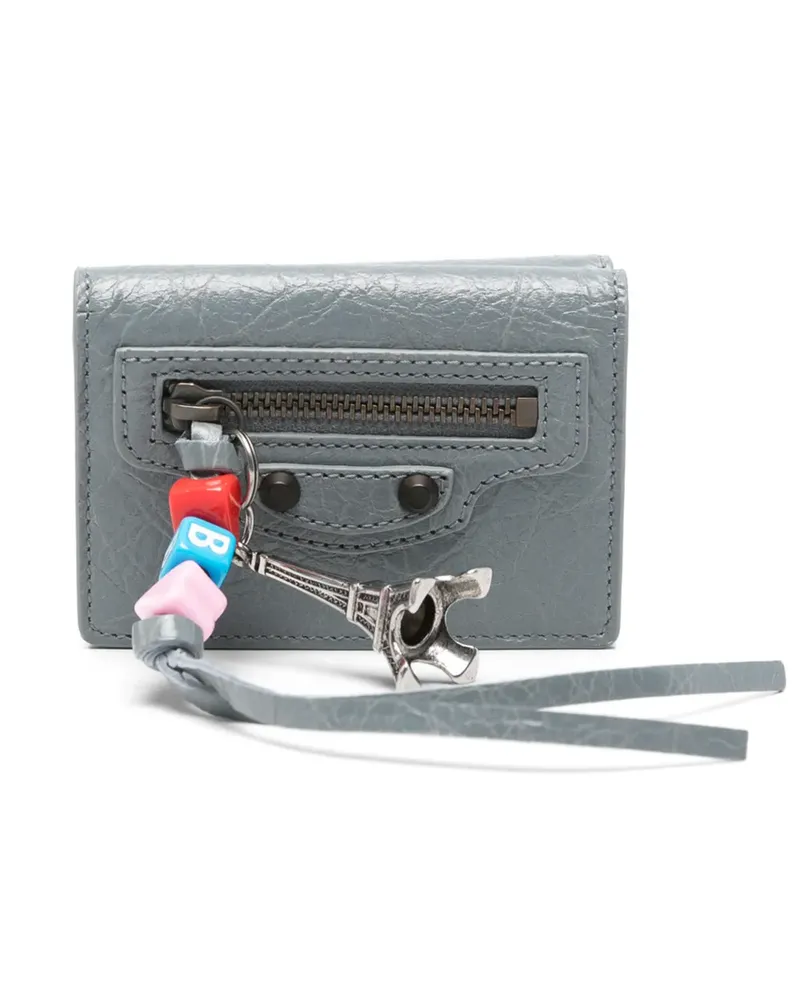 Balenciaga Mini Le City Portemonnaie - Blau Blau