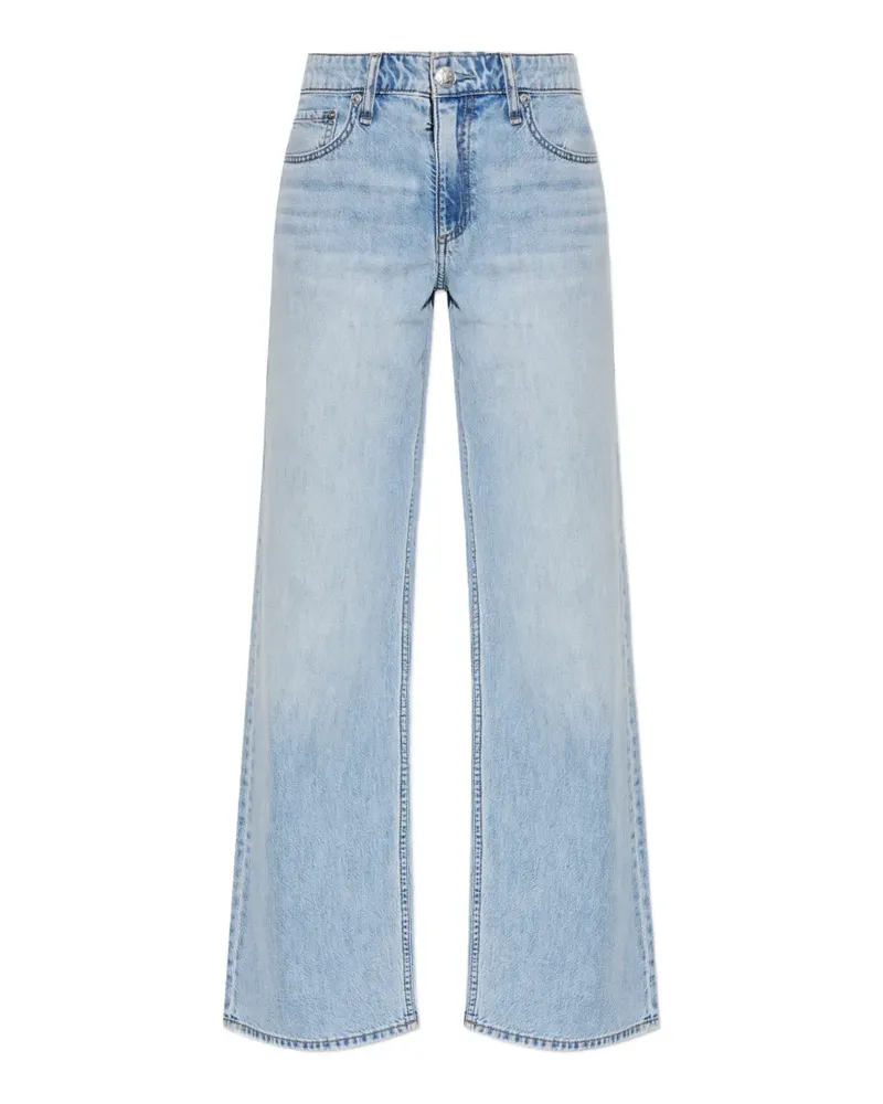 Rag & Bone faded straight-leg jeans - Blau Blau