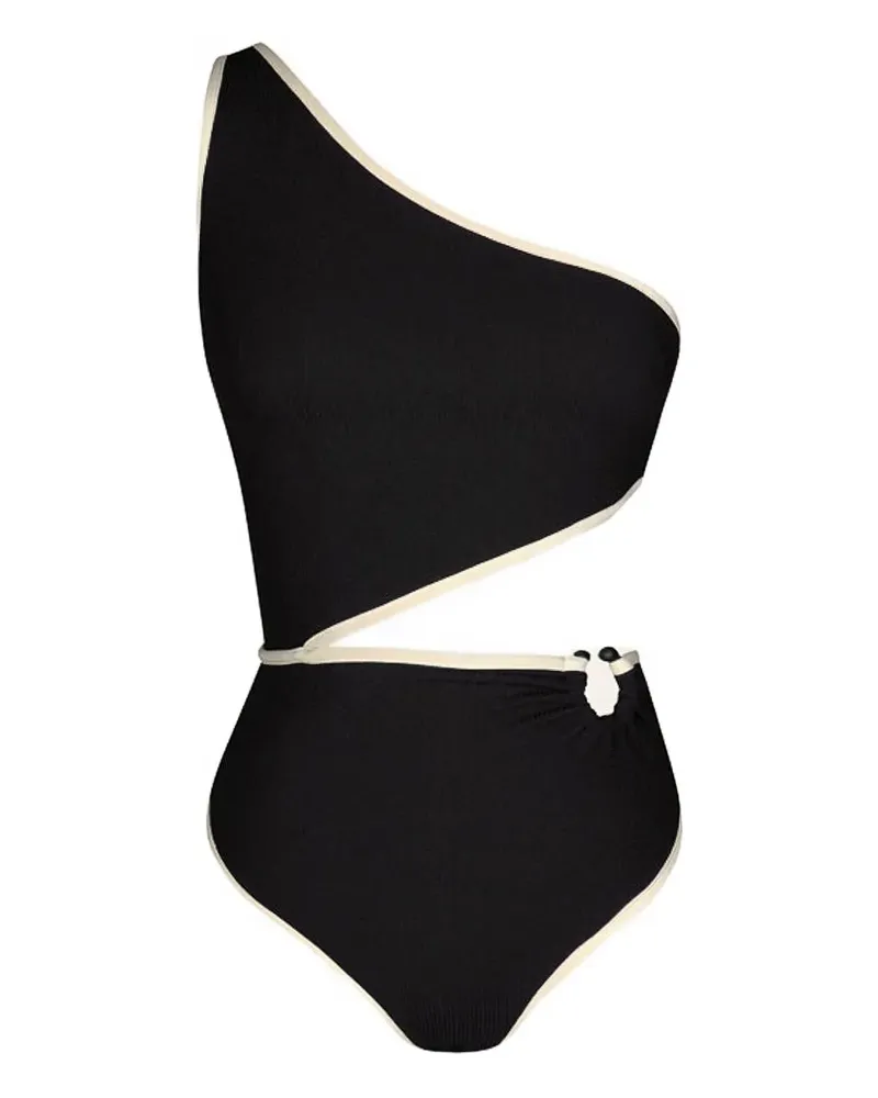 Johanna Ortiz Del Mar Badeanzug mit Cut-Out - Schwarz Schwarz