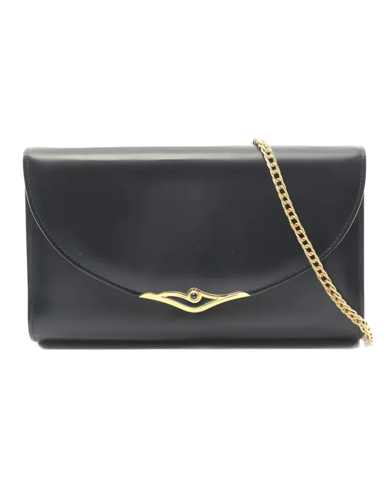 Cartier 2010 Sapphire Umhängetasche mit Kettenriemen - Schwarz Schwarz