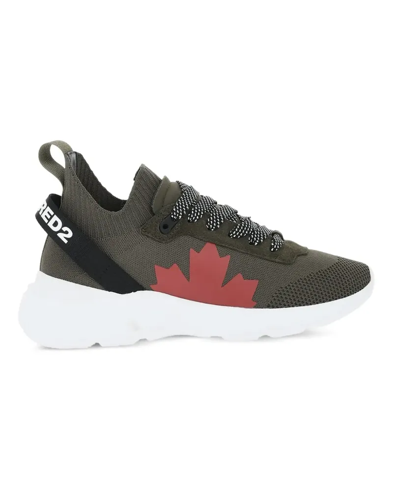 Dsquared2 Sneakers mit Logo-Print - Grün Grün