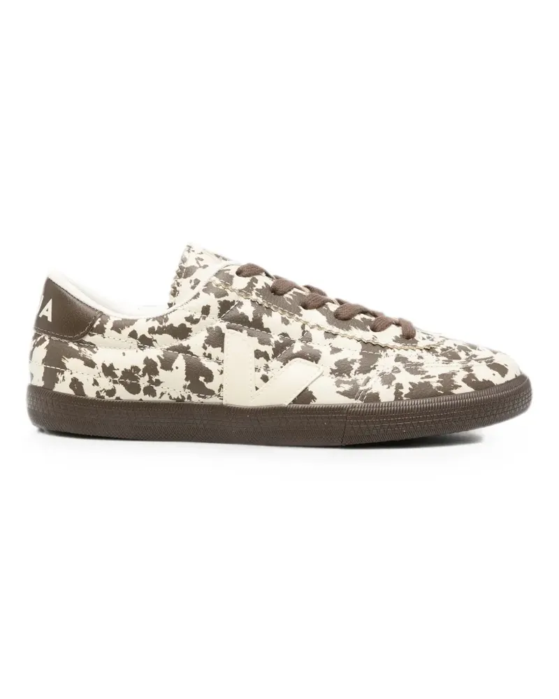 VEJA Sneakers mit Kontrasteinsätzen - Nude Nude