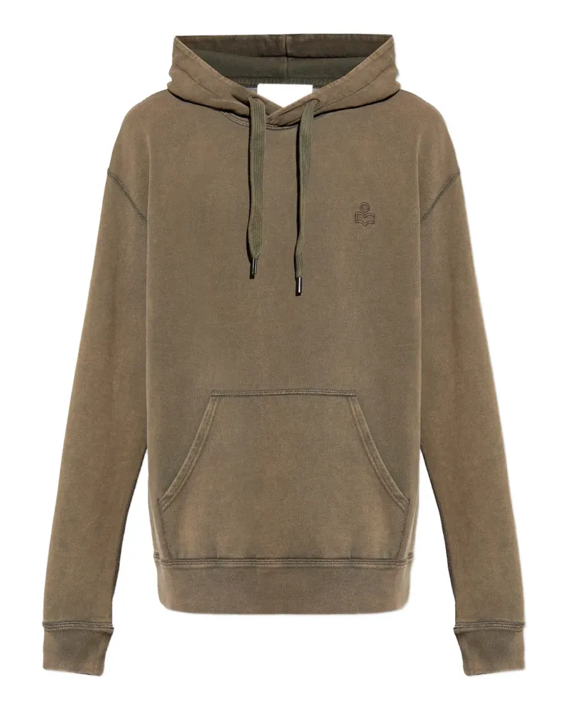 Isabel Marant Hoodie mit Logo-Stickerei - Braun Braun