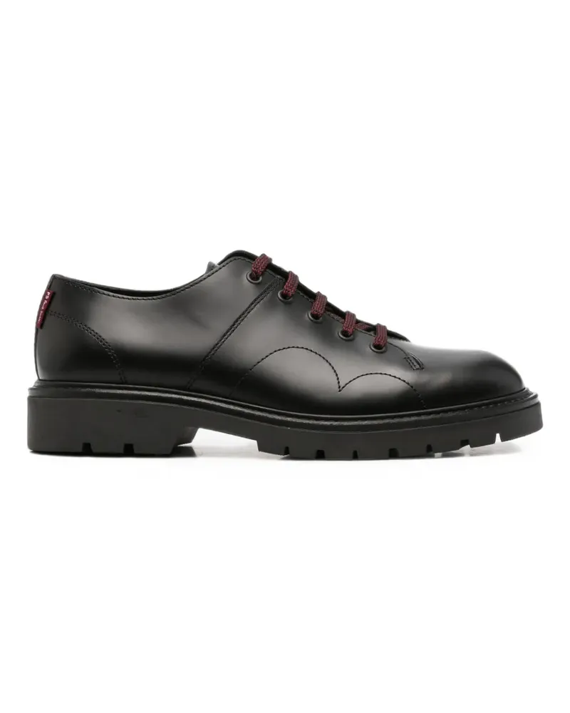 Paul Smith Ernie panelled leather derby shoes - Schwarz Schwarz
