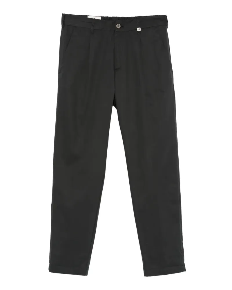 MYTHS logo-detail trousers - Schwarz Schwarz