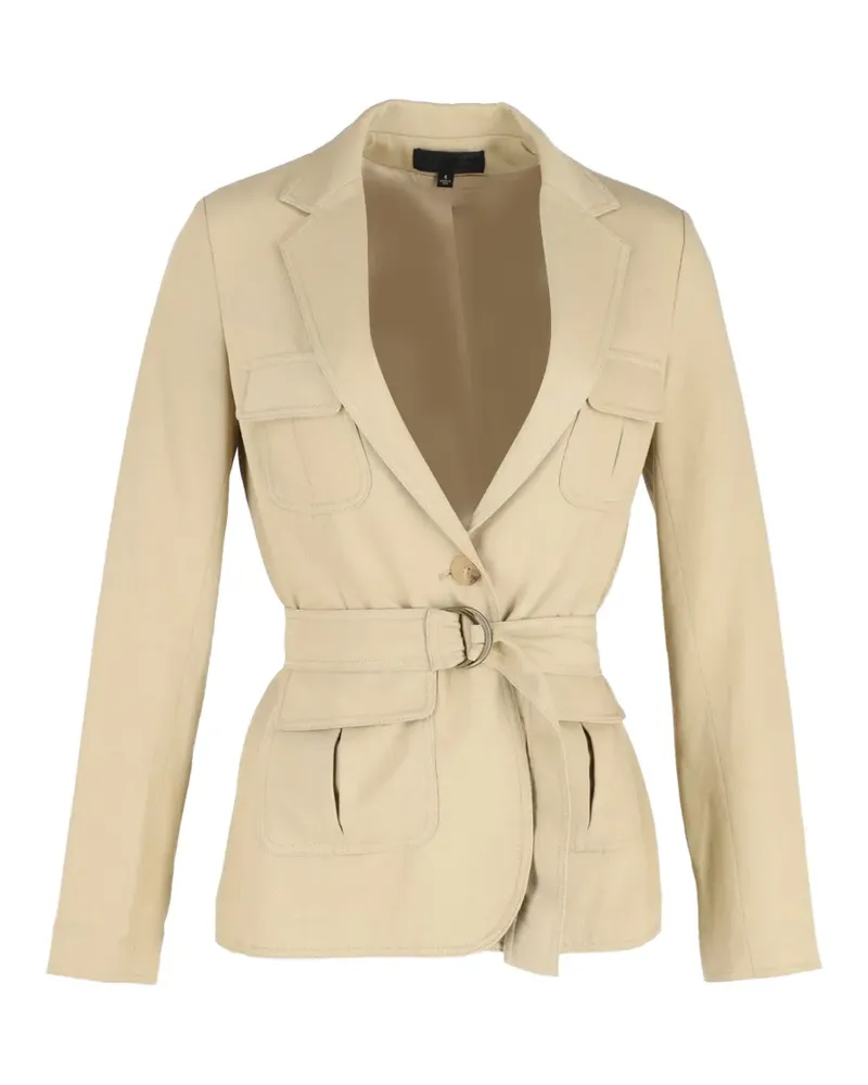 Nili Lotan belted jacket - Nude Nude