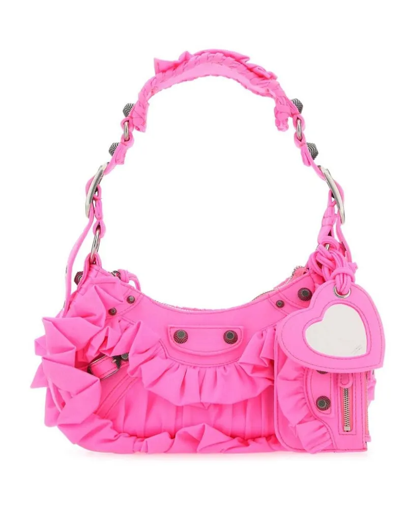Balenciaga Le Cagole S Schultertasche - Rosa Rosa