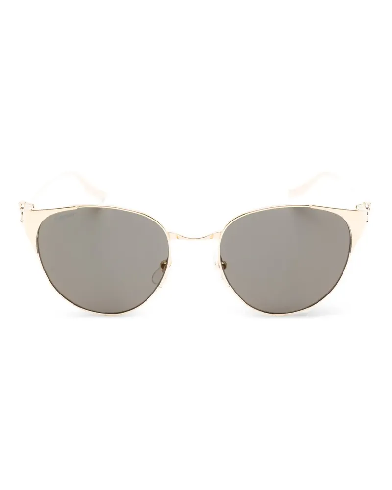 Cartier Klassische Cat-Eye-Sonnenbrille - Gold Gold