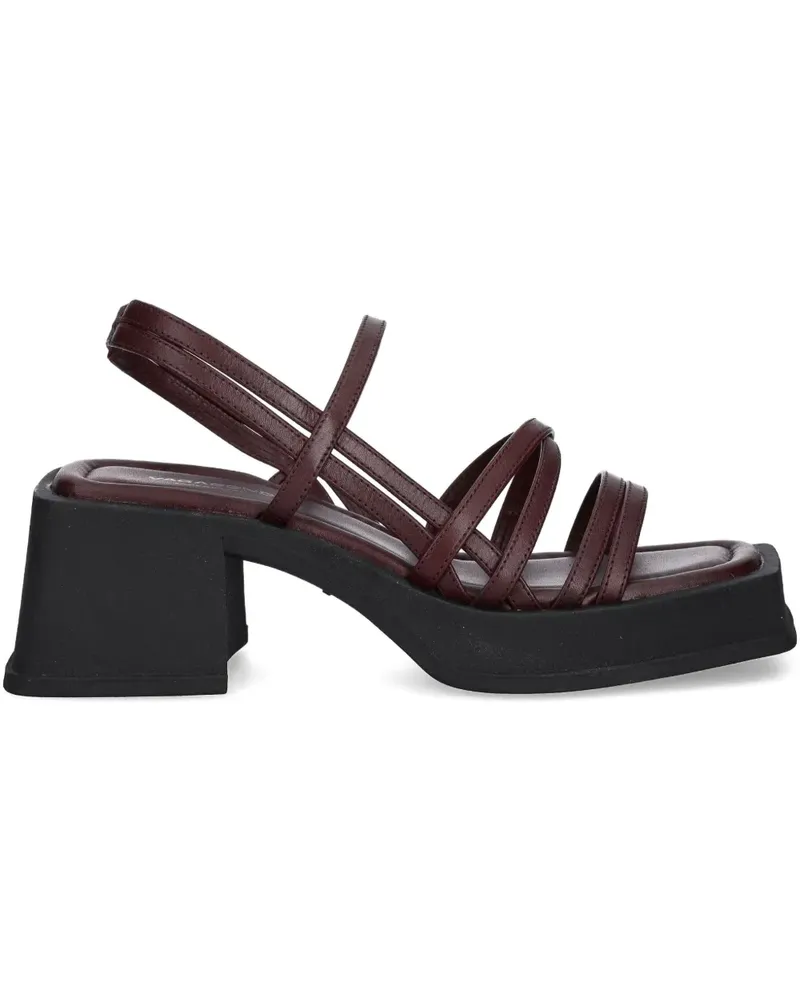 Vagabond Hennie Sandalen mit überkreuzten Riemen 67mm - Rot Rot