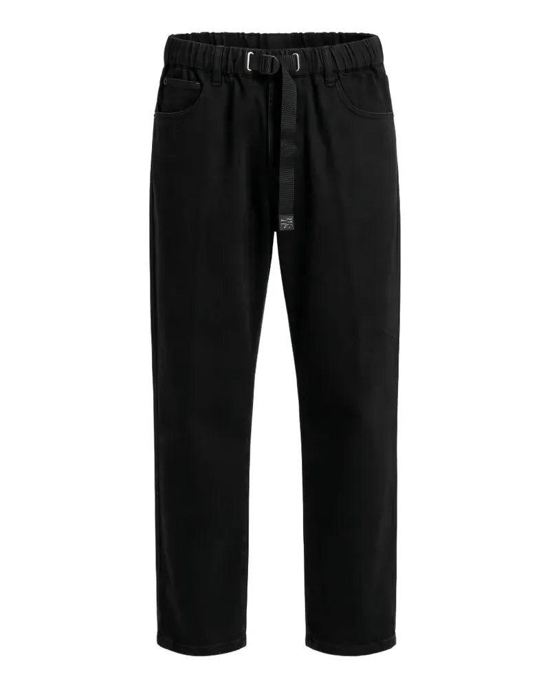 PLAN C Straight-Leg-Jeans mit Gürtel - Schwarz Schwarz