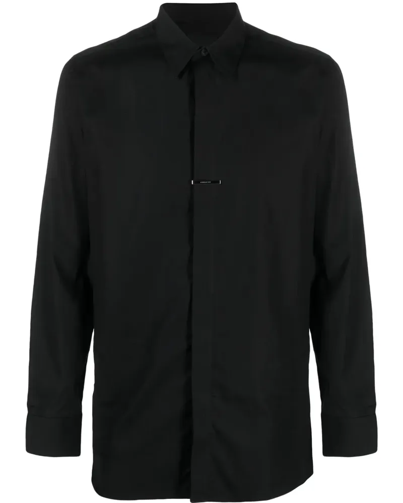 Givenchy Hemd mit klassischem Kragen - Schwarz Schwarz