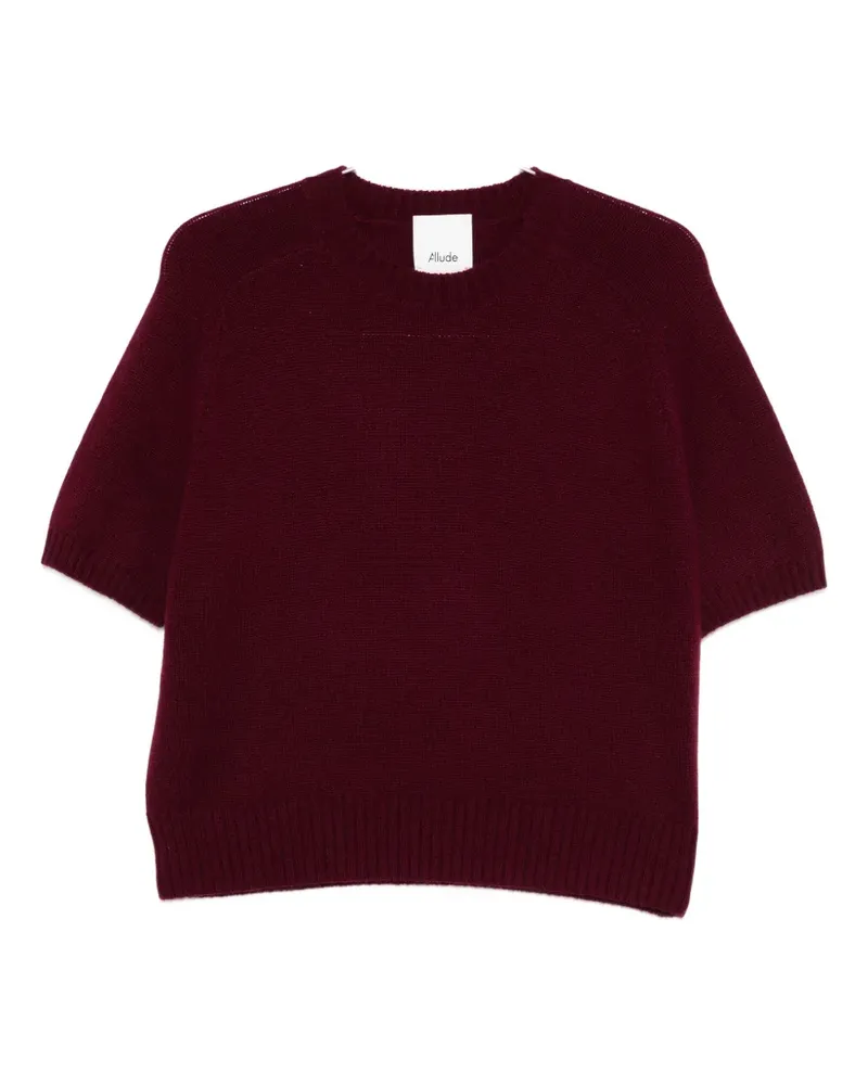 ALLUDE short-sleeved top - Rot Rot