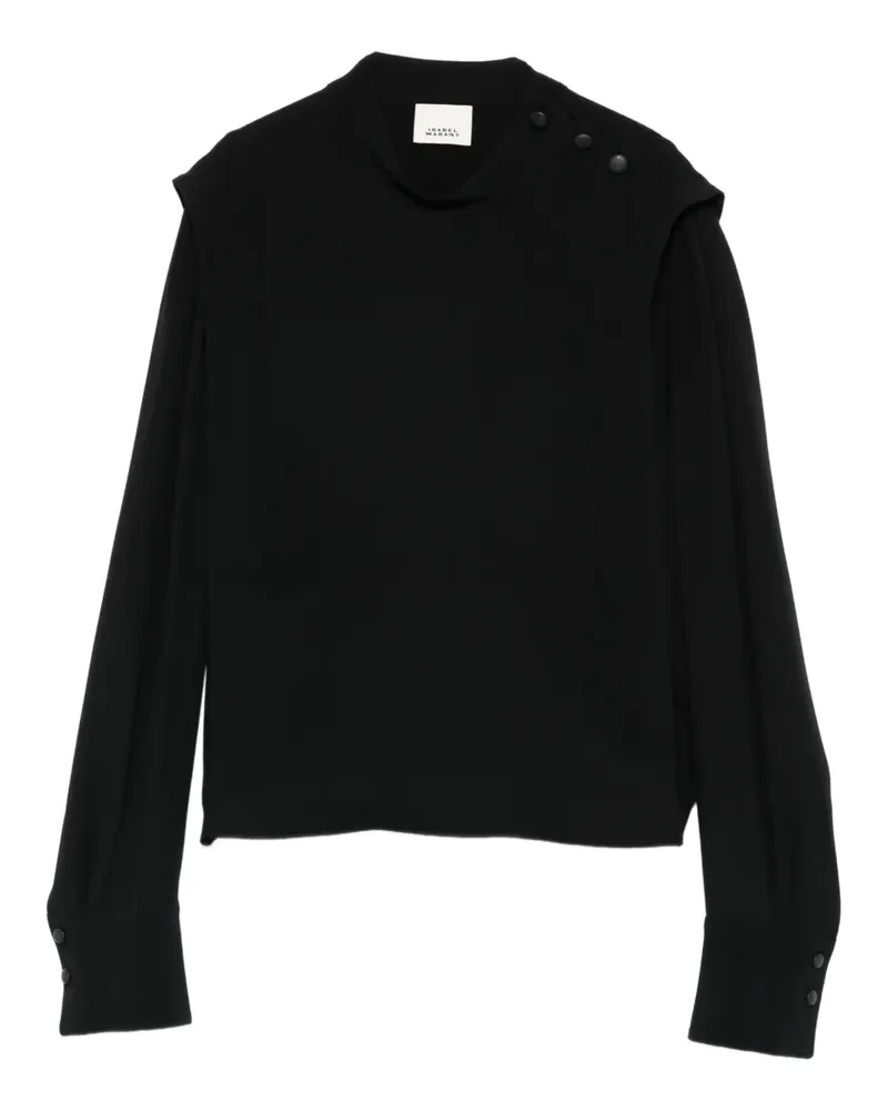 Isabel Marant Felissa button-detail blouse - Schwarz Schwarz