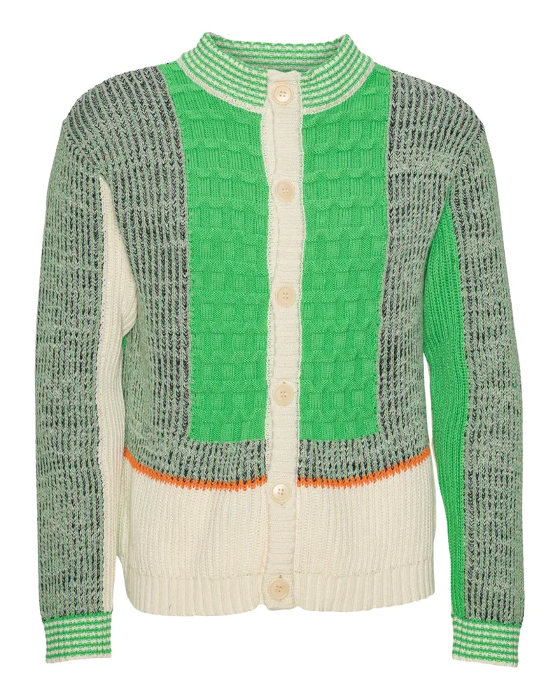 Henrik Vibskov Texturierter Cardigan - Grün Grün