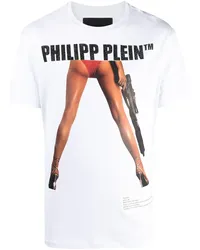 Philipp Plein T-Shirt mit Bang Bang-Print Weiß