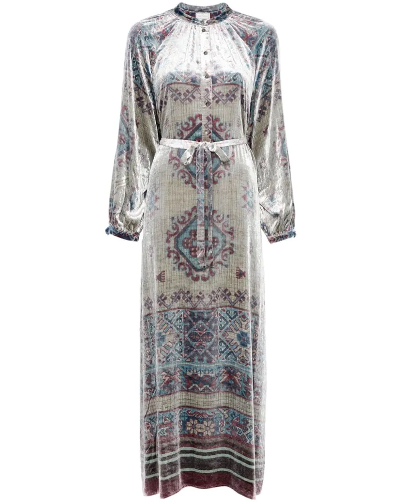Pierre-Louis Mascia Kanpur Maxikleid - Grau Grau
