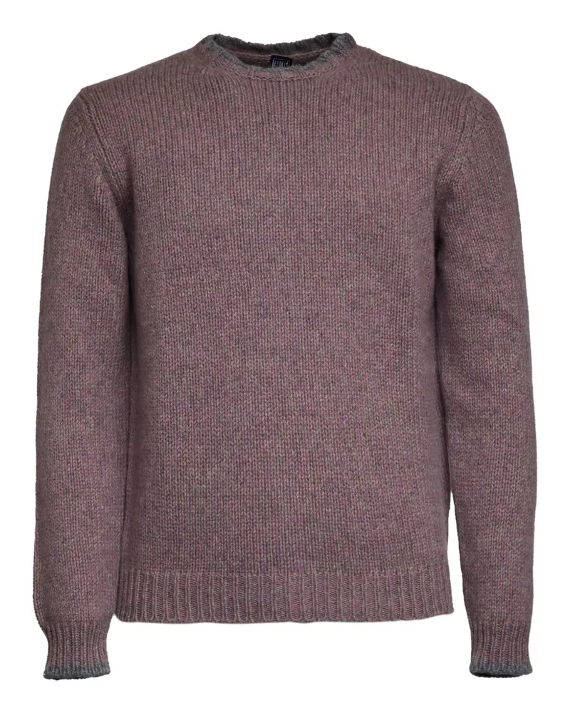 Fedeli Argentina Pullover mit rundem Ausschnitt - Violett Violett
