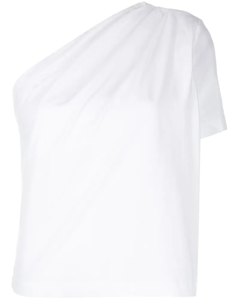 GAUGE81 One-Shoulder-T-Shirt - Weiß Weiß
