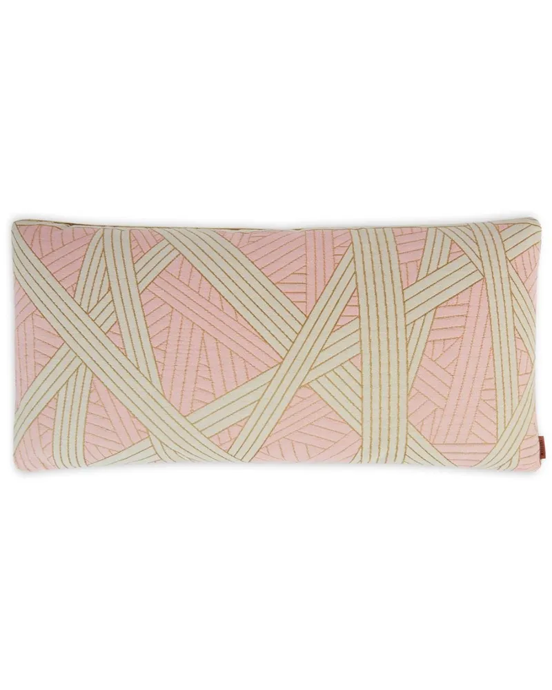 Missoni Home Gestreifte Nastri Kissen - Rosa Rosa