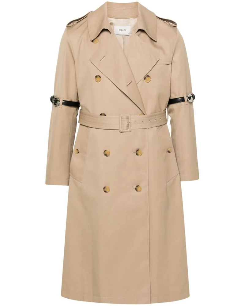 COPERNI Trenchcoat mit Gürtel - Nude Nude