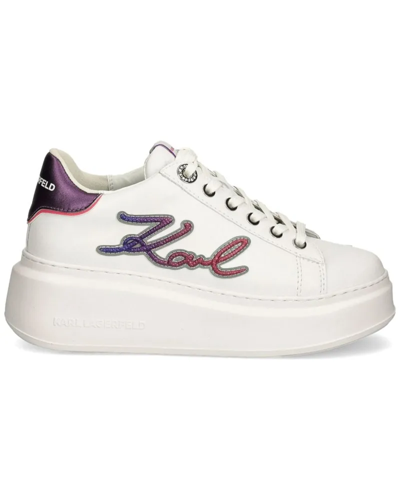 Karl Lagerfeld Anakapri Signia Sneakers 50mm - Weiß Weiß
