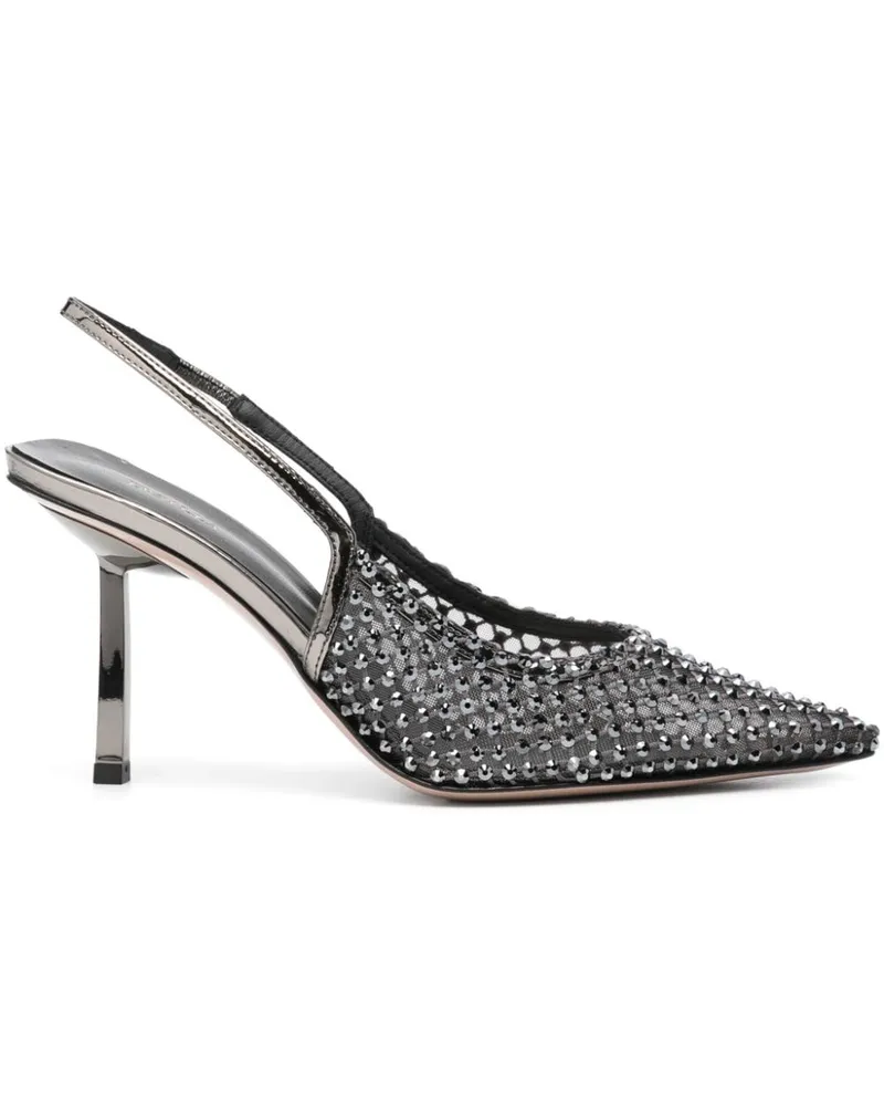 Le Silla Gilda Slingback-Pumps 80mm - Grau Grau