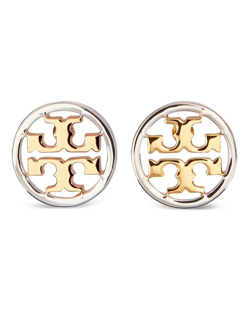 Tory Burch Ohrringe mit Logo - Silber Silber