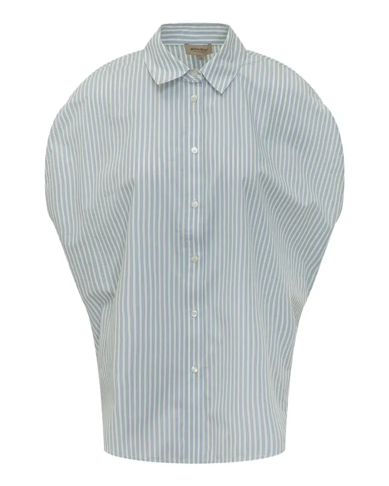 Woolrich buttoned striped shirt - Blau Blau