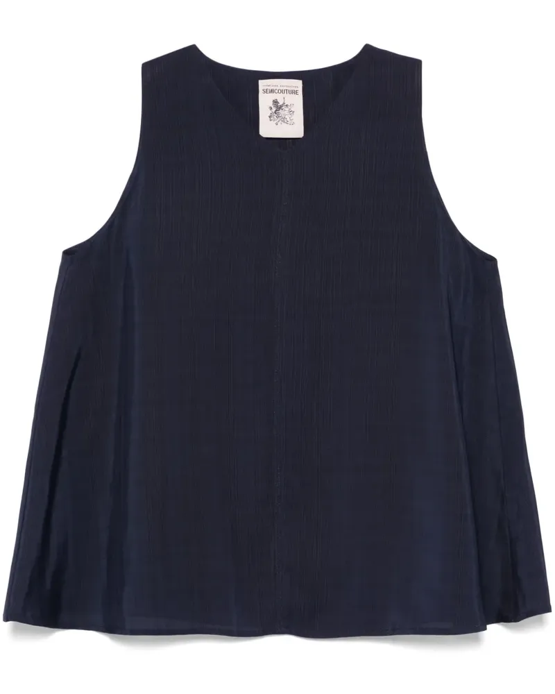 Semicouture Prya Weste - Blau Blau