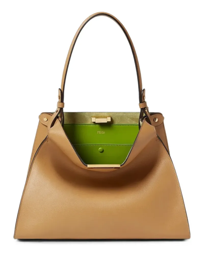 Fendi Mittelgroße  Way Handtasche - Nude Nude