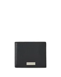 Ferragamo Portemonnaie mit Logo-Schild Schwarz