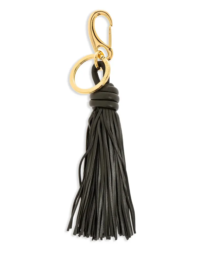 WANDLER Schlüsselanhänger mit Quasten - Schwarz Schwarz