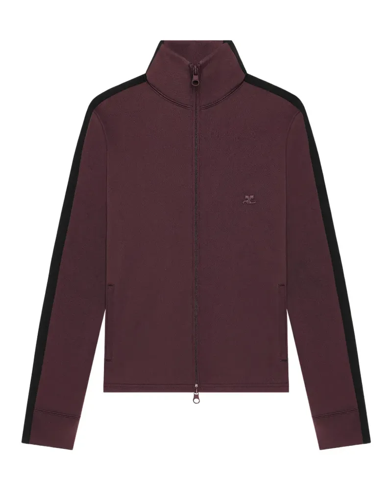 Courrèges Jacke mit Seitenstreifen - Violett Violett