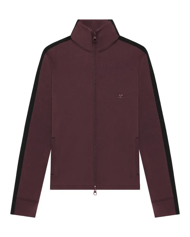 Courrèges Jacke mit Seitenstreifen - Rot Rot