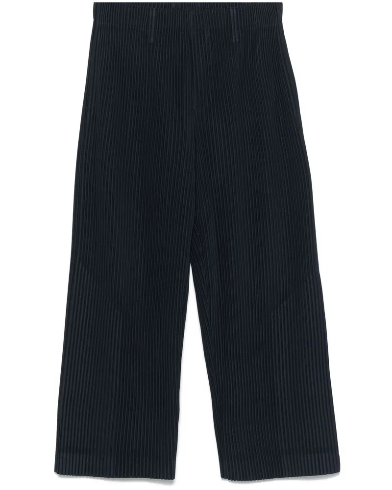 Issey Miyake Klassische Bundfaltenhose - Blau Blau