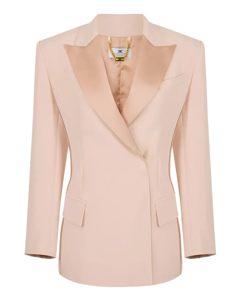 Elisabetta Franchi lapel pocket jacket - Rosa Rosa